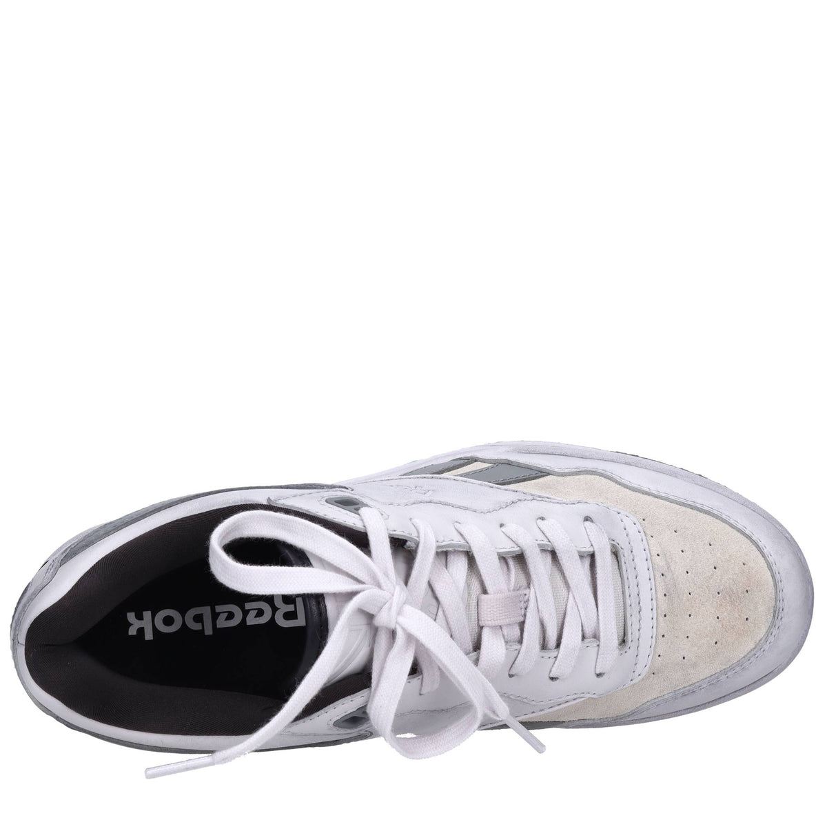 Sneakers in pelle e camoscio 
