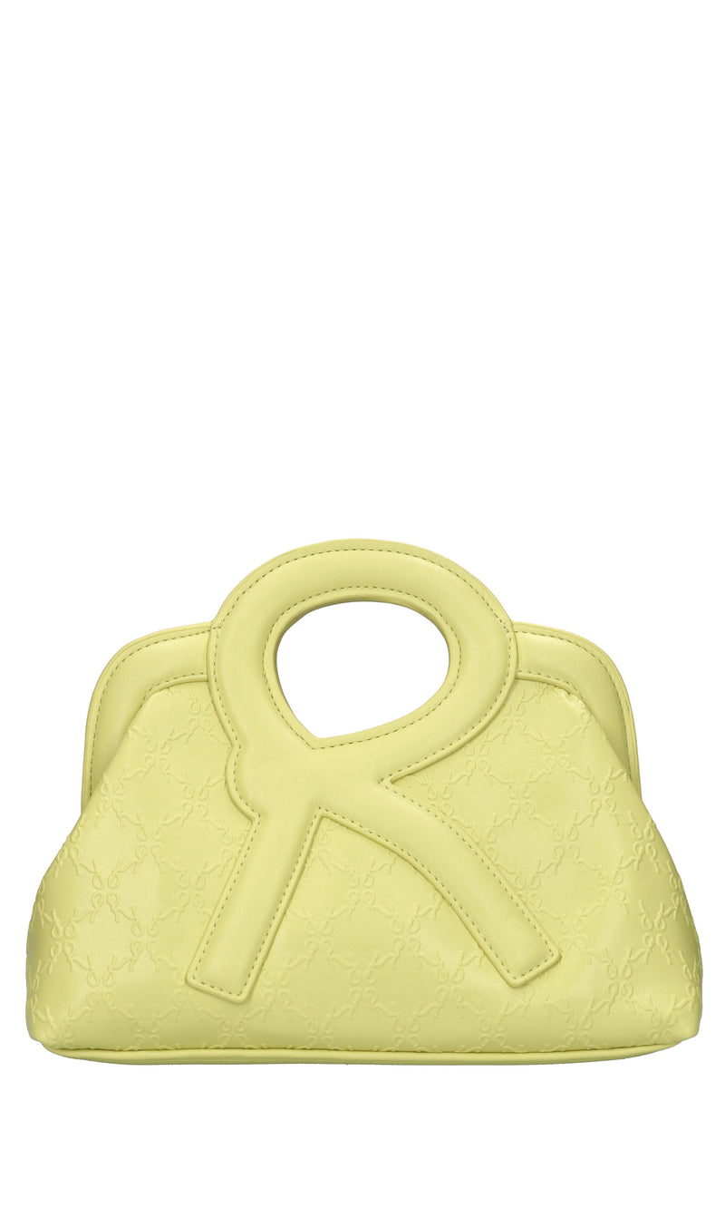 Borsa R Mini Frame Bag in ecopelle 