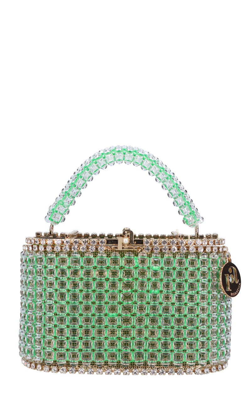 Borsa in ottone e strass 