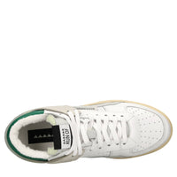 Sneakers modello HIGH COMBO in pelle e camoscio 