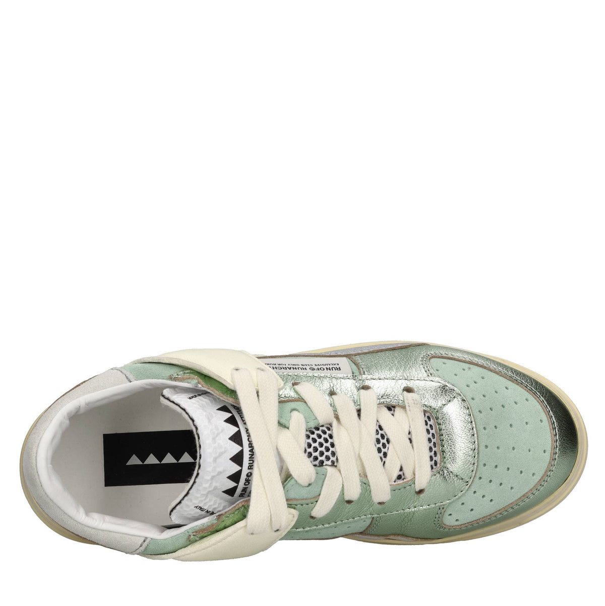 Sneakers modello HIRON W in pelle e camoscio 