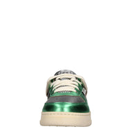 Sneakers modello LOW METAL in pelle e camoscio 