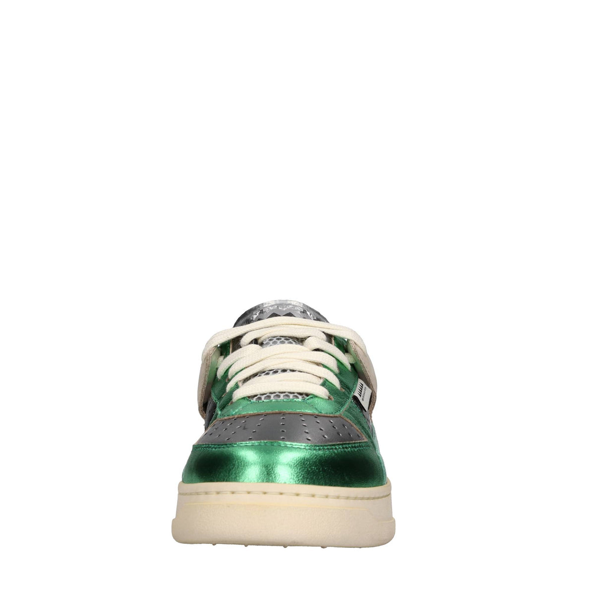 Sneakers modello LOW METAL in pelle e camoscio 