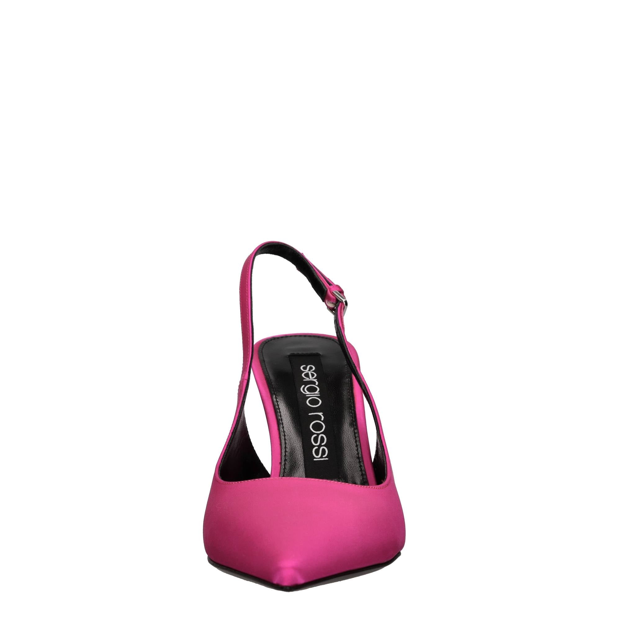 Décolleté slingback in raso 
