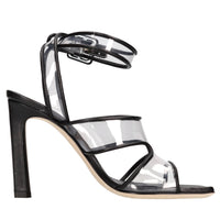 Sandali in pelle e plexi 