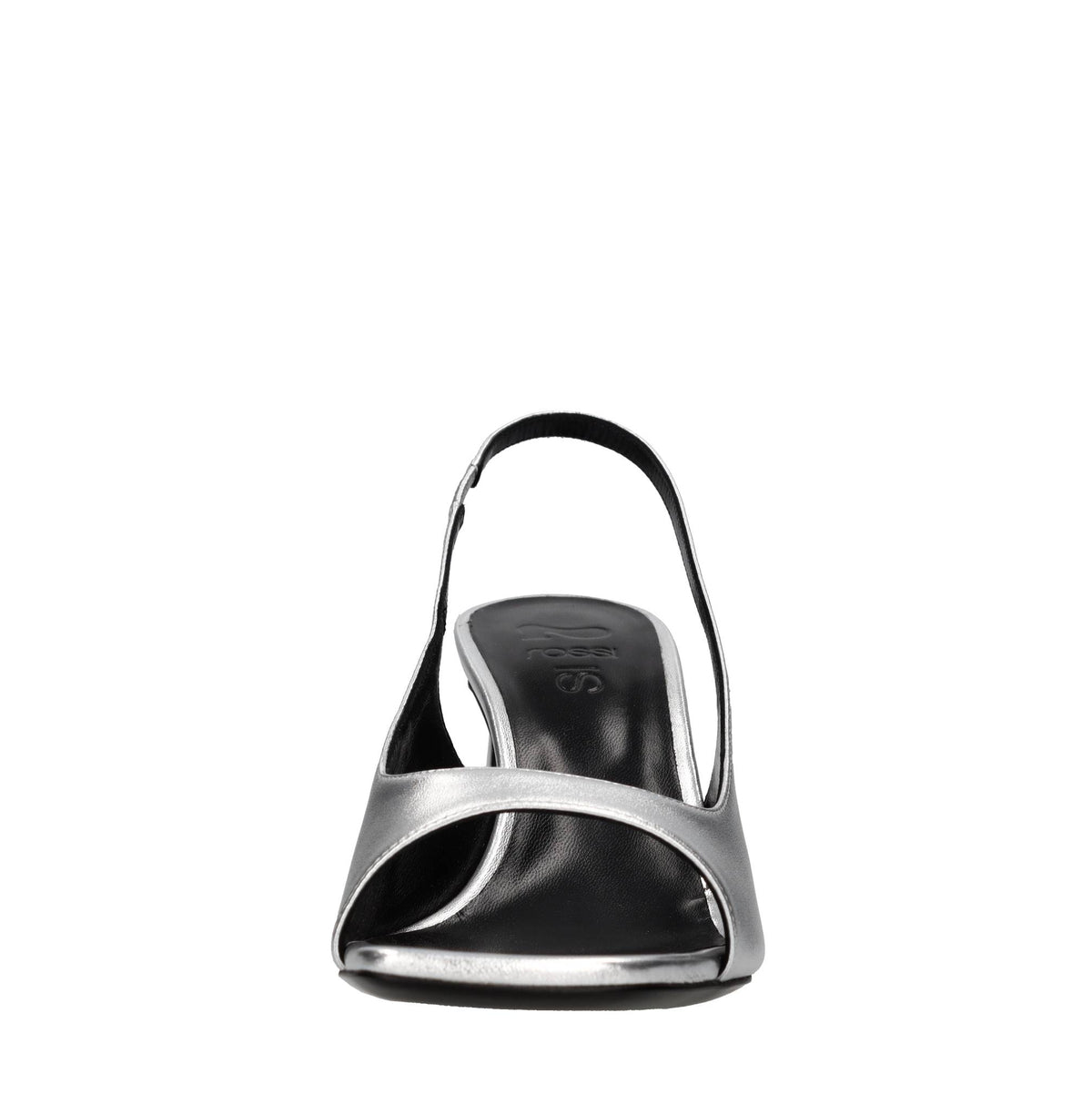 Sandali slingback in pelle 
