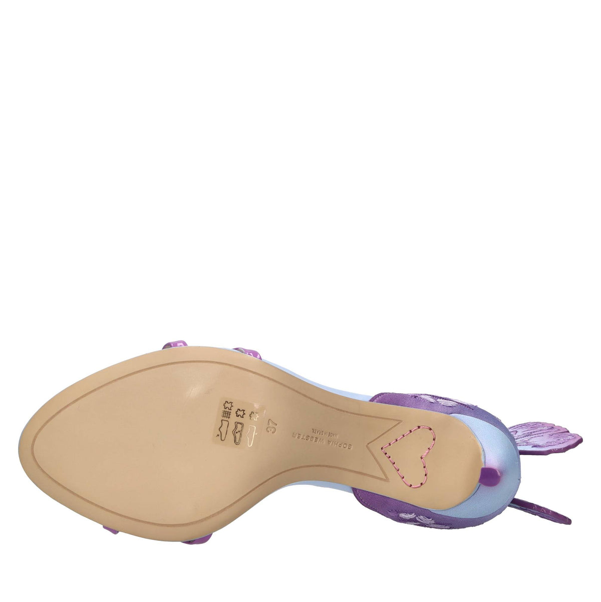 Sandali modello CHIARA in pelle e tessuto 