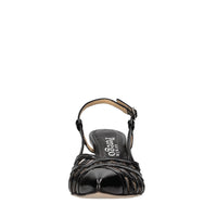 Décolleté slingback in vernice 