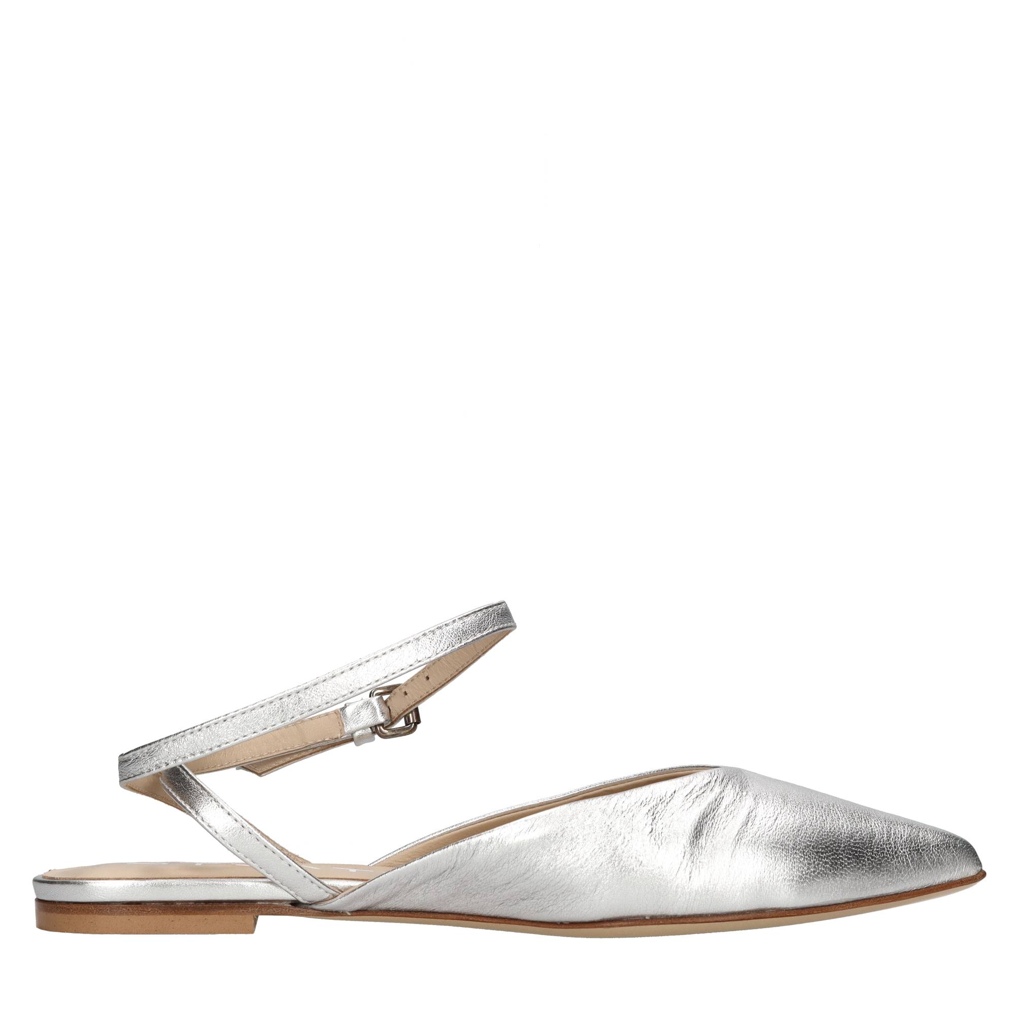 Ballerine slingback in pelle 