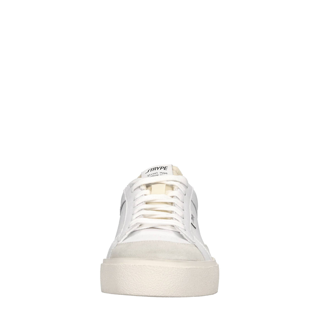 Sneakers in pelle e tessuto 