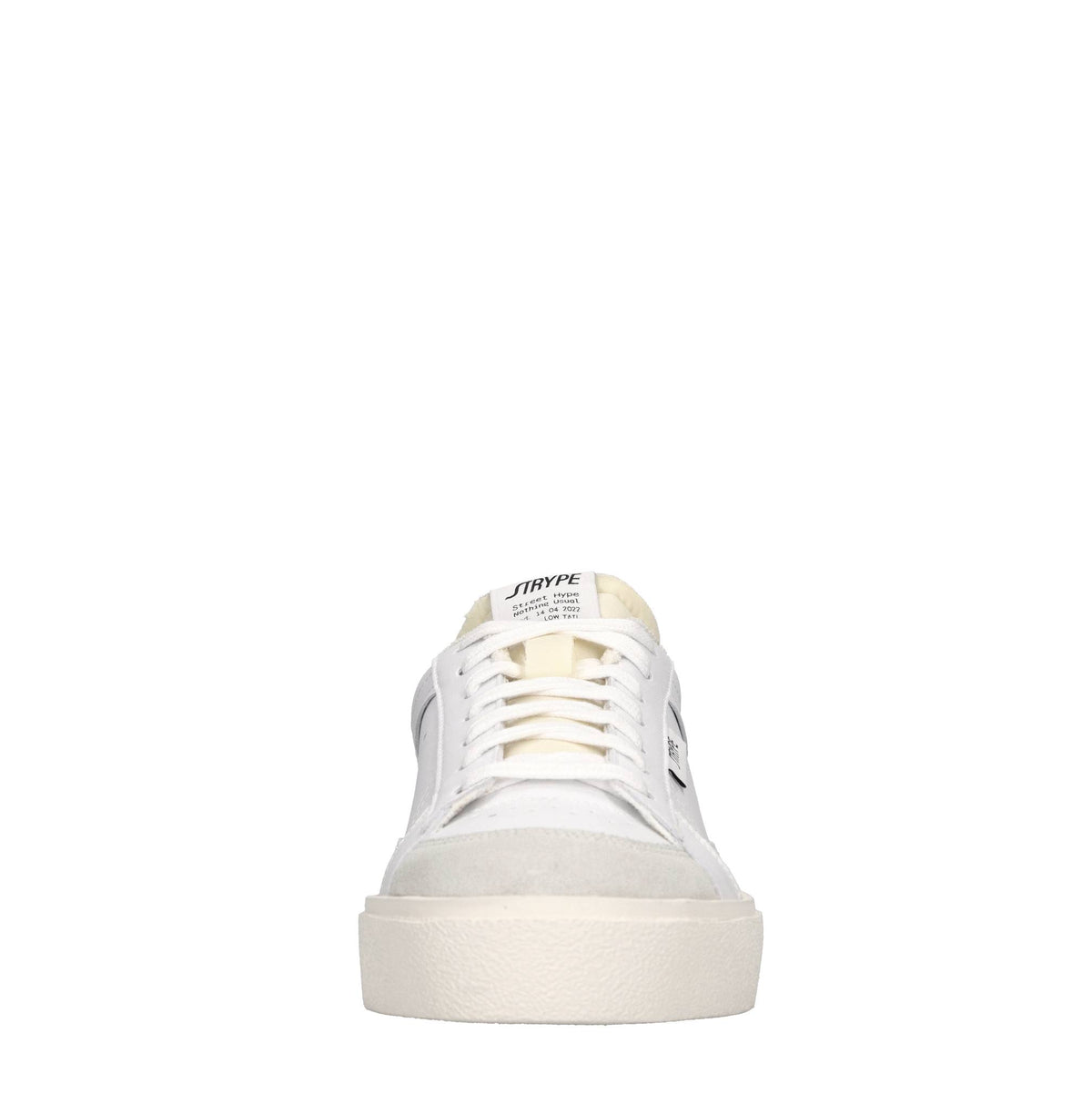 Sneakers in pelle e tessuto 