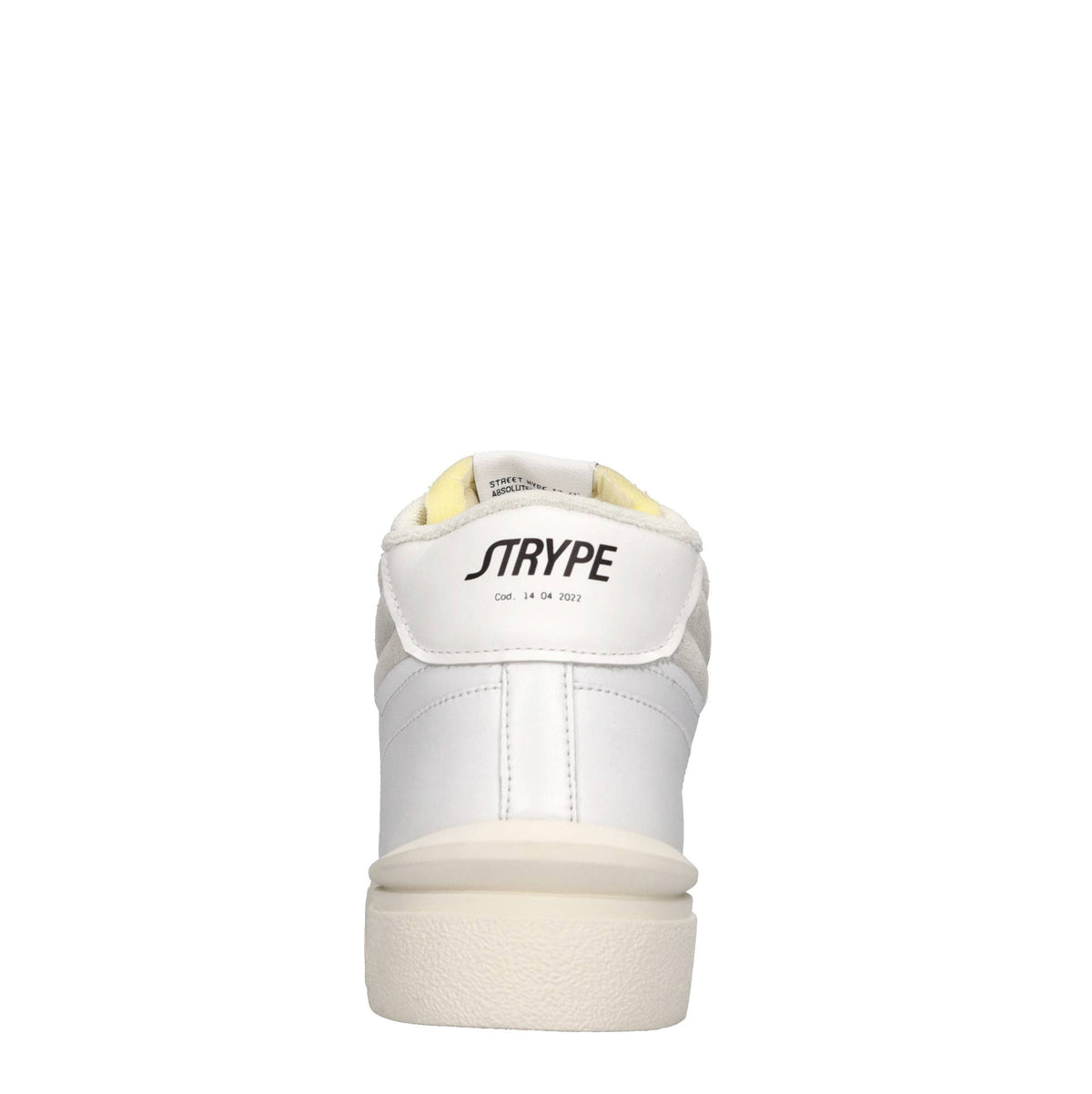 Sneakers in pelle e tessuto 