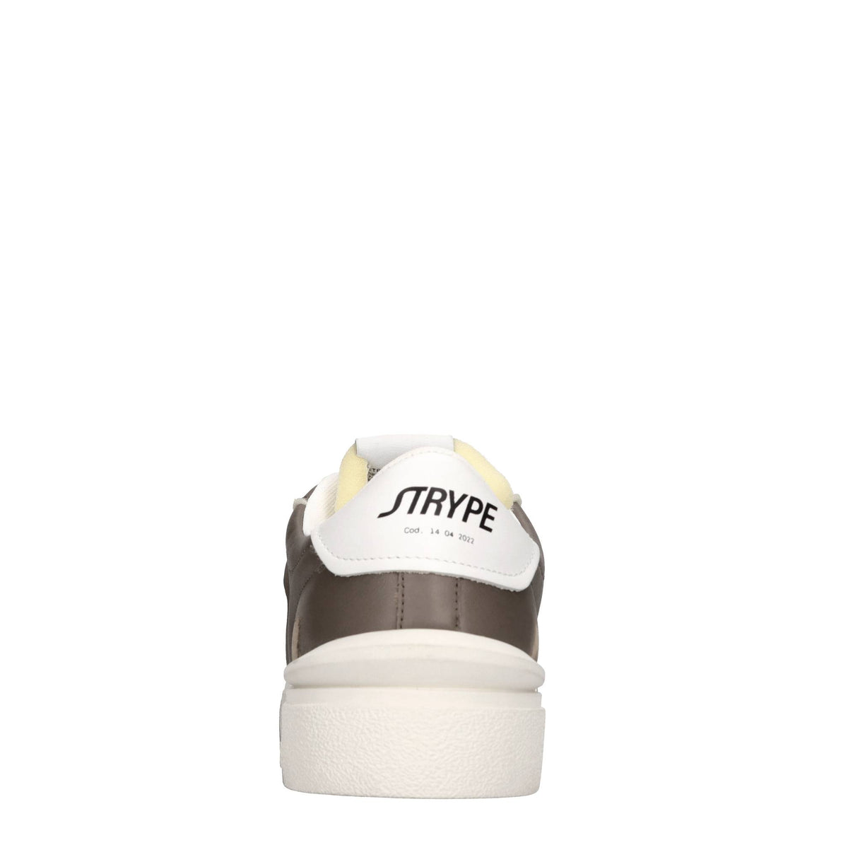 Sneakers in pelle e tessuto 