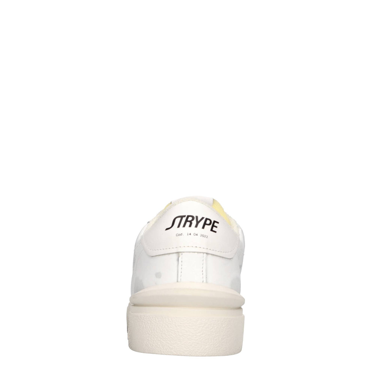 Sneakers in pelle e tessuto 