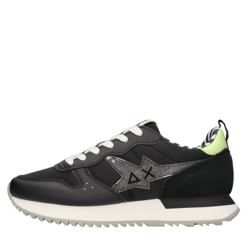 Sneakers in camoscio pelle e tessuto 