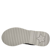 Sneakers in camoscio pelle e tessuto 
