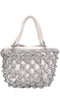 THEMOIRè Borsa in ecopelle e strass modello Kobo Knots