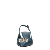 Décoletté slingback in pelle 