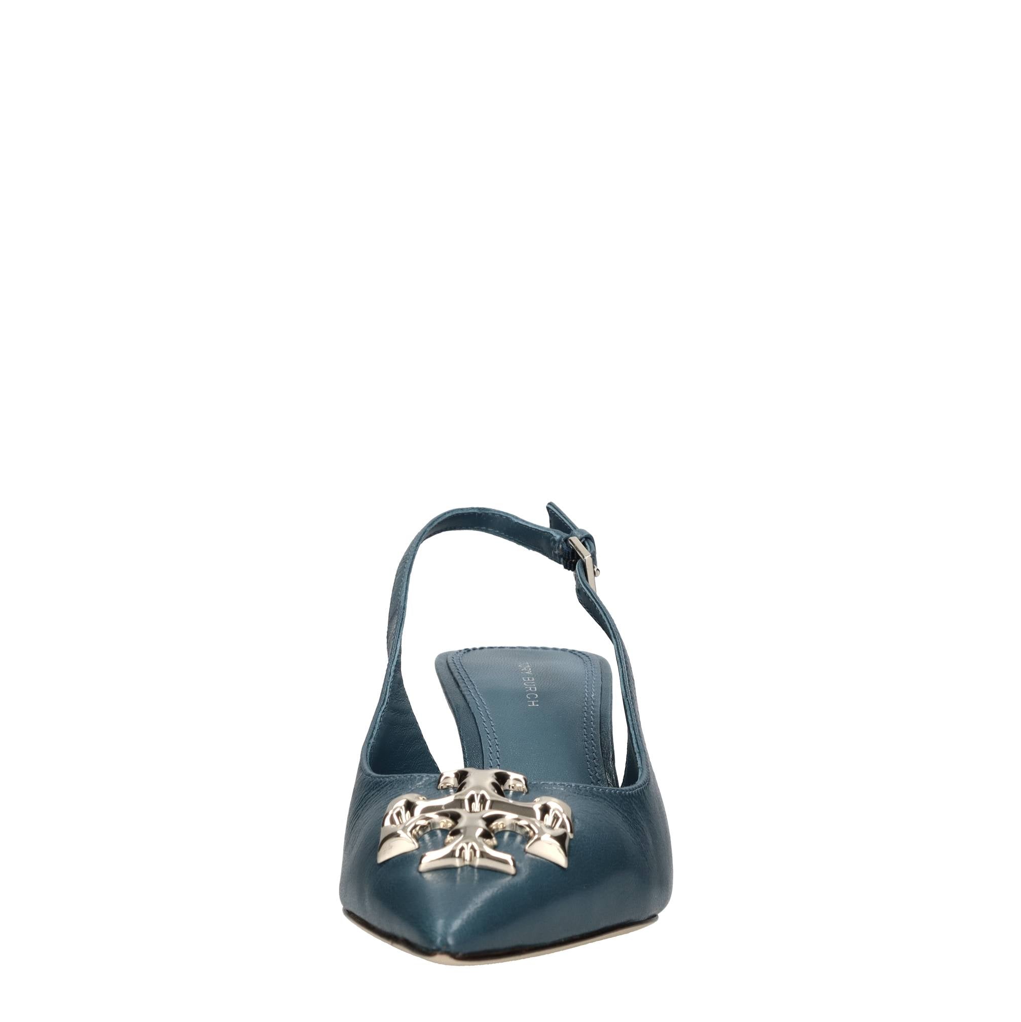 Décoletté slingback in pelle 
