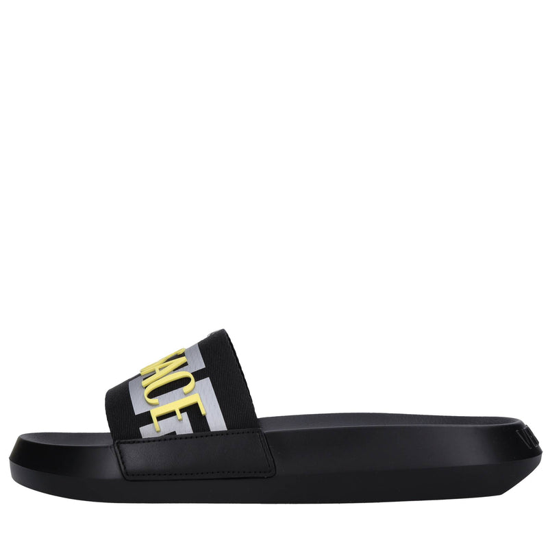 Mules in pelle e gomma 