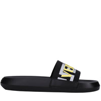 Mules in pelle e gomma 
