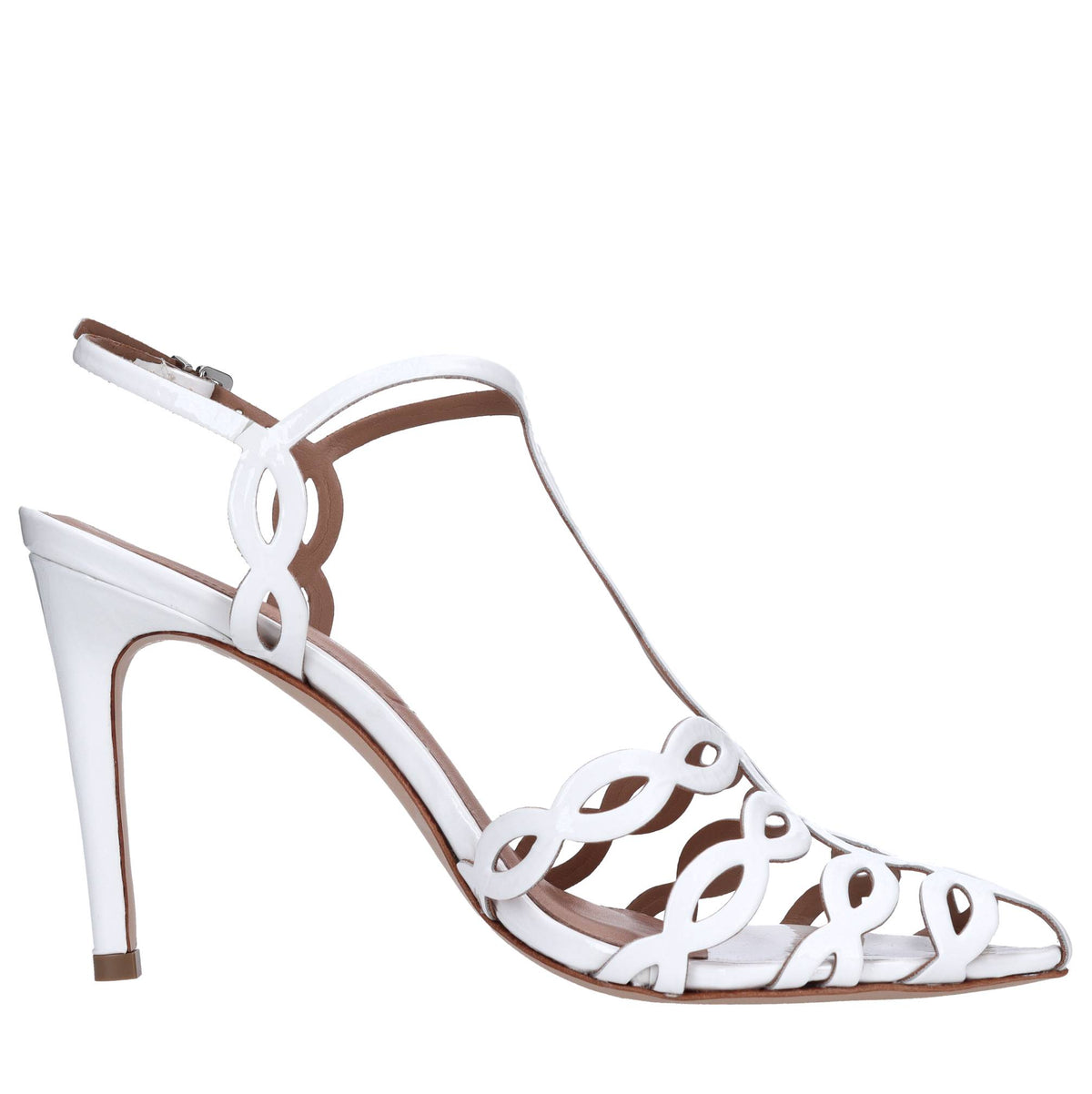 Décoletté slingback in vernice 