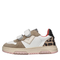 Sneakers in pelle e camoscio 