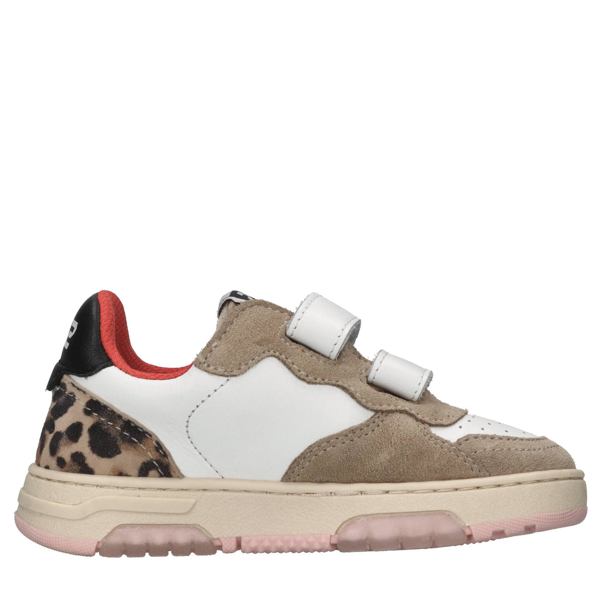Sneakers in pelle e camoscio 