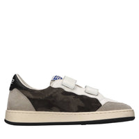 Sneakers in pelle e camoscio 