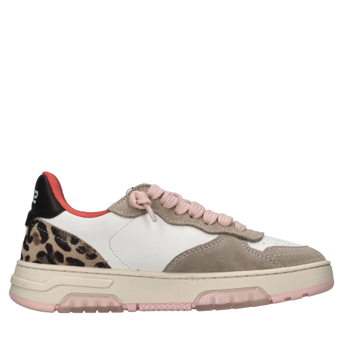Sneakers in pelle e camoscio 