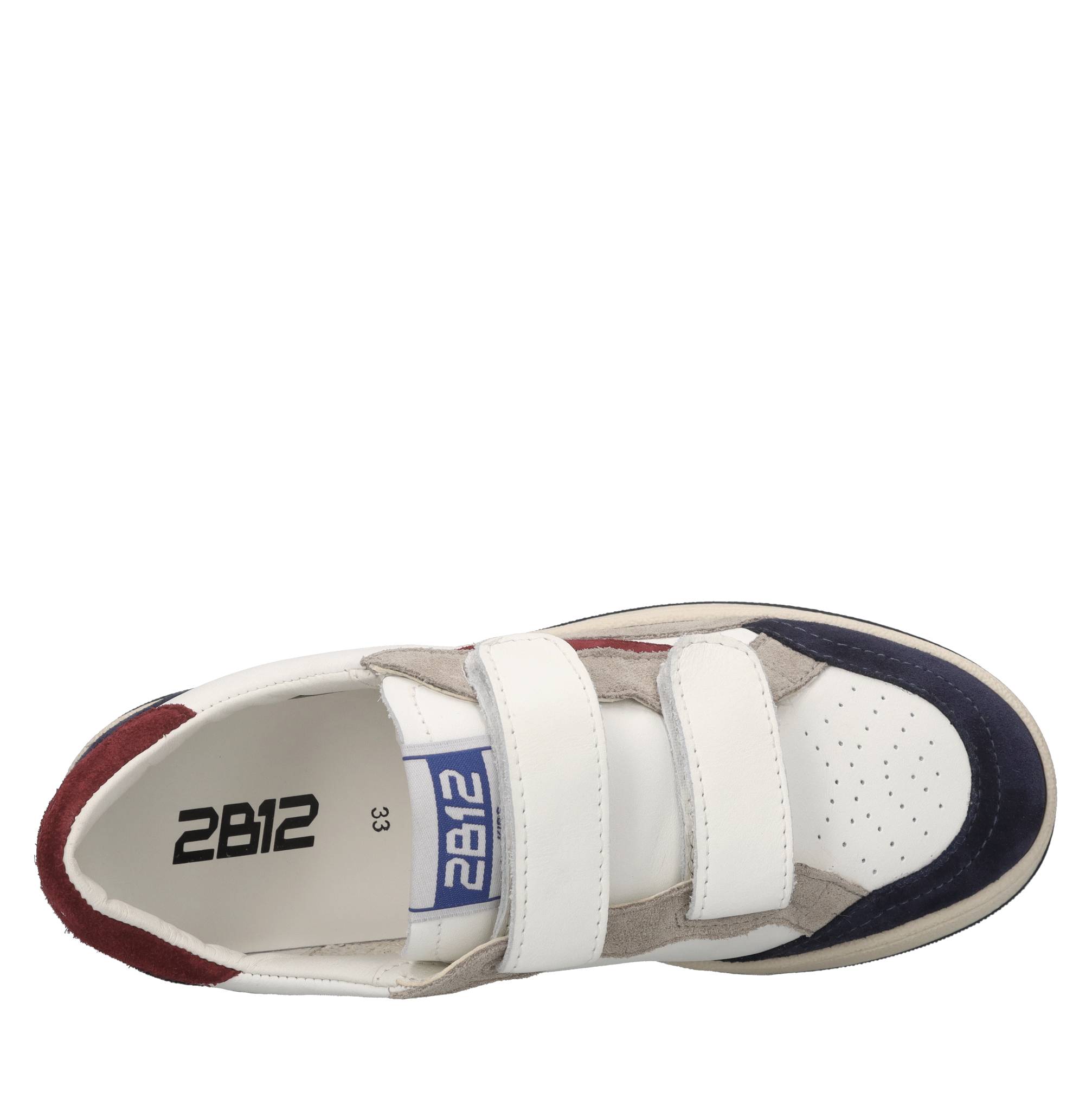 Sneakers in pelle e camoscio 
