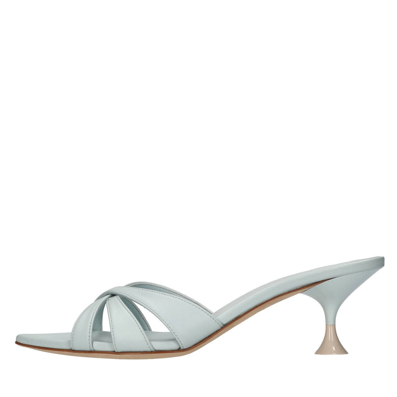 Mules in pelle 