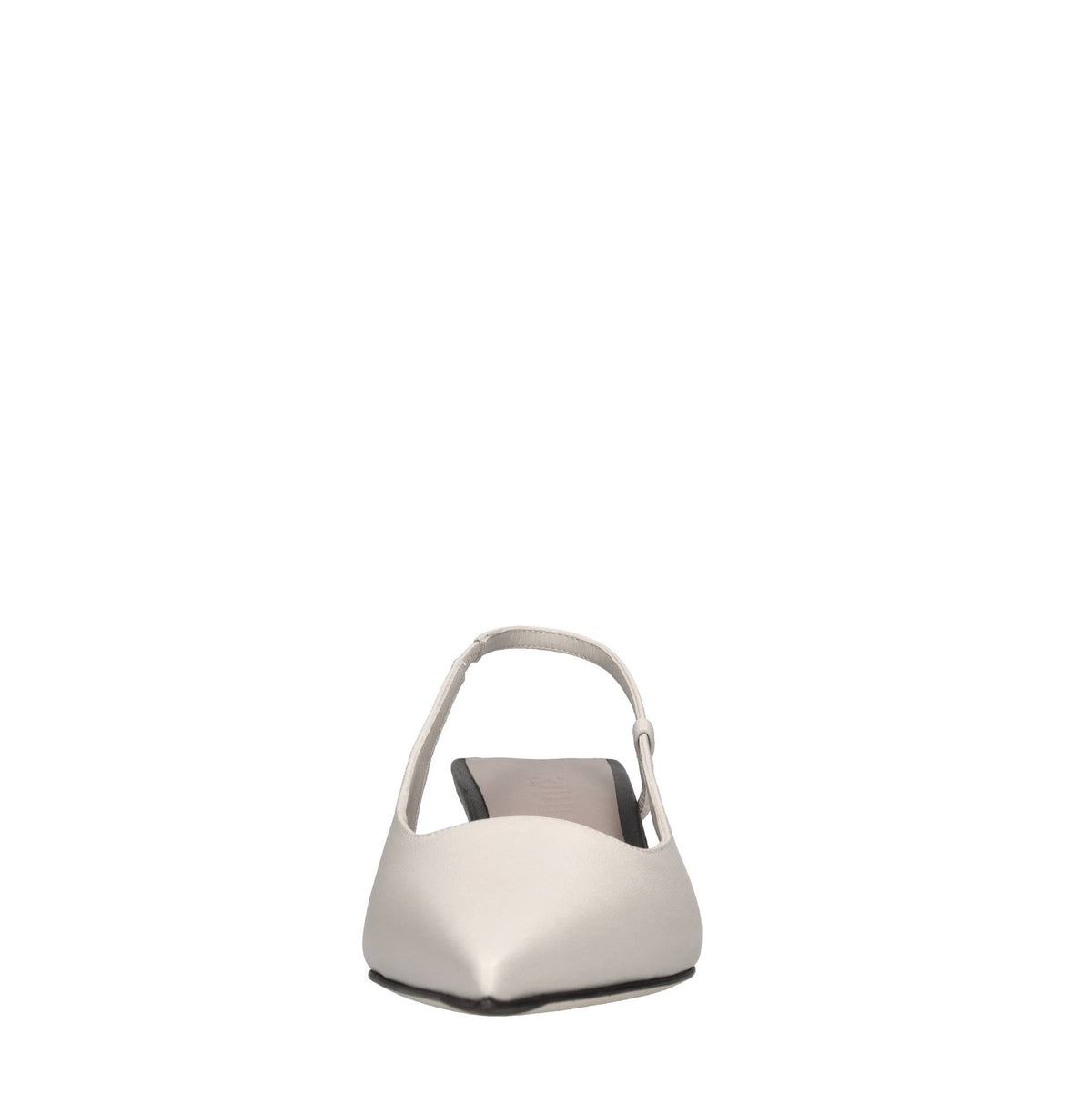Décolléte slingback in pelle 