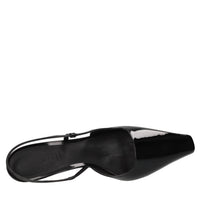 Décolleté slingback in vernice 