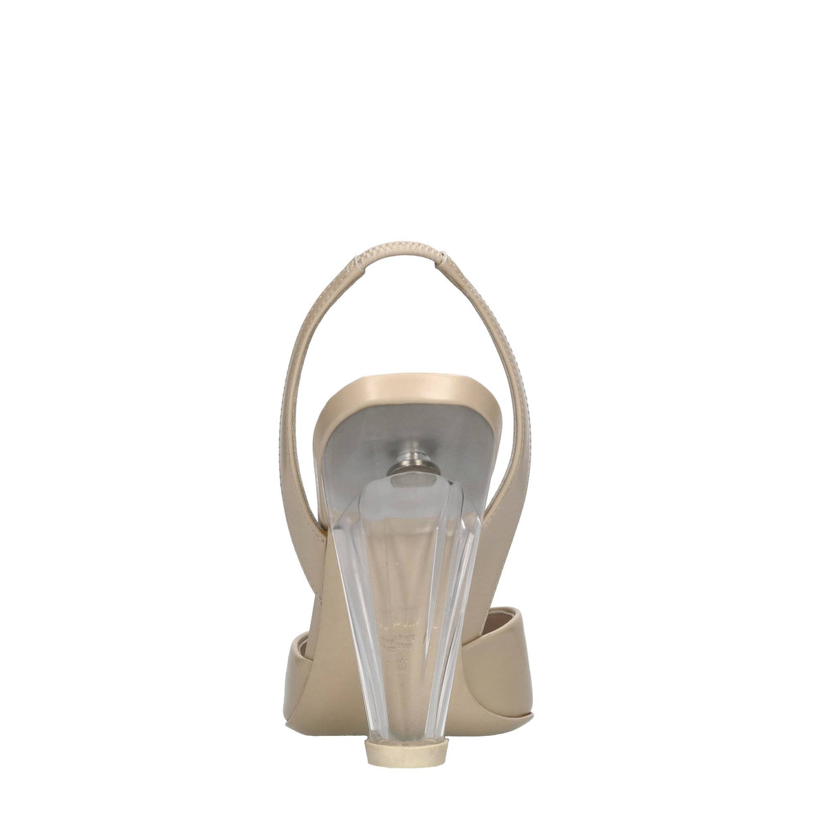 Décolléte slingback in pelle 