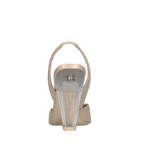 Décolléte slingback in pelle 