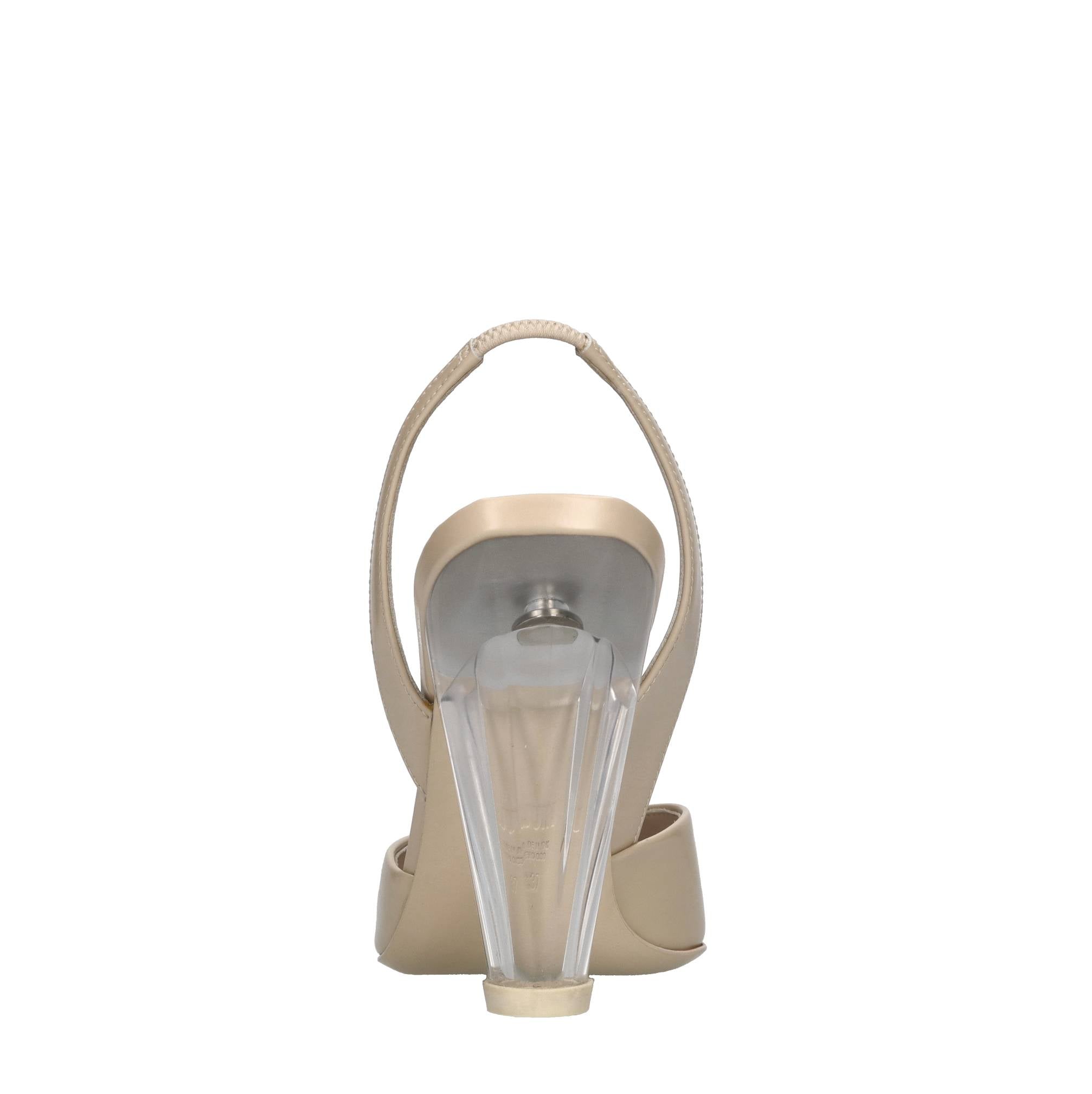 Décolléte slingback in pelle 