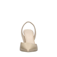 Décolléte slingback in pelle 