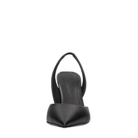 Décolléte slingback in pelle 