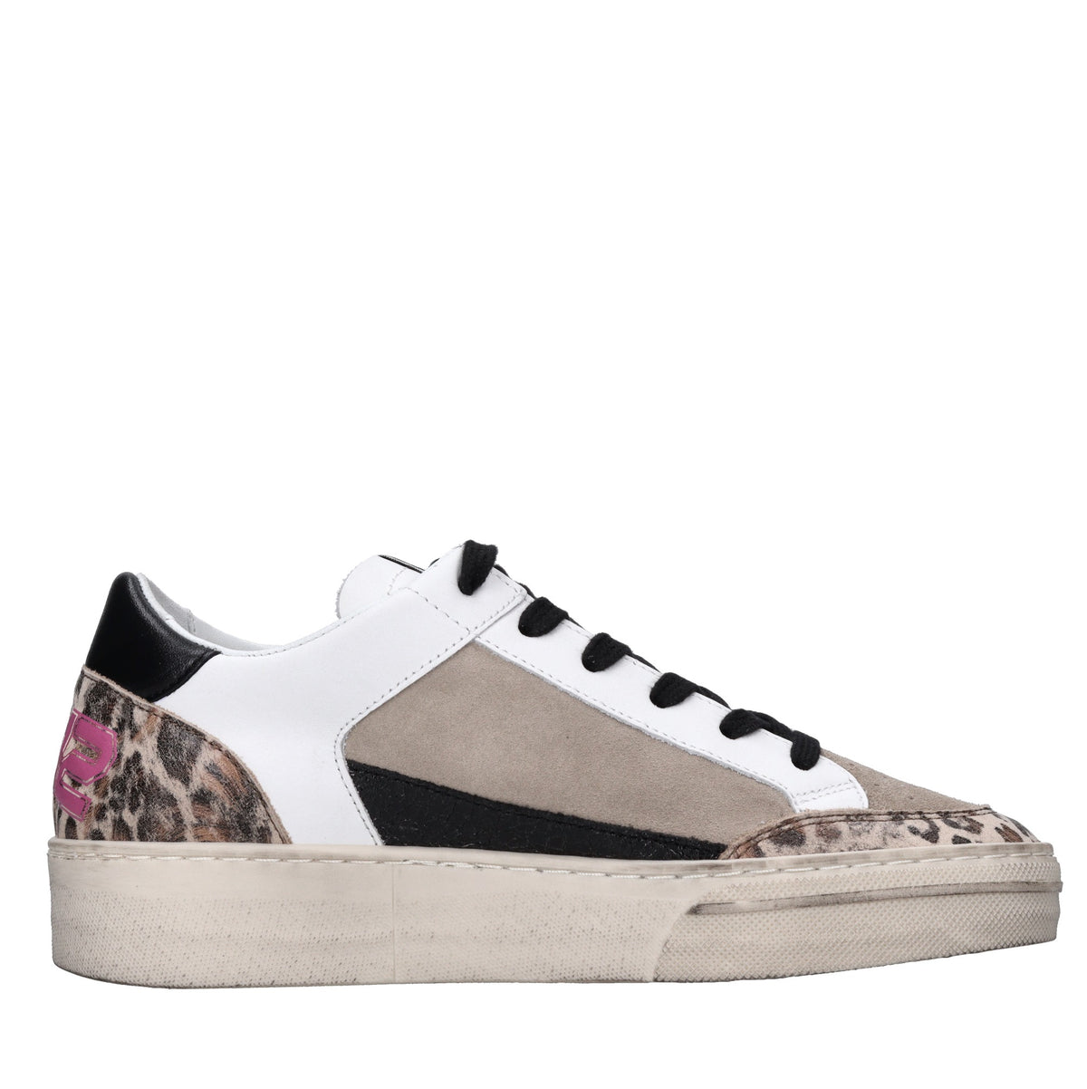 Sneakers in pelle e camoscio 