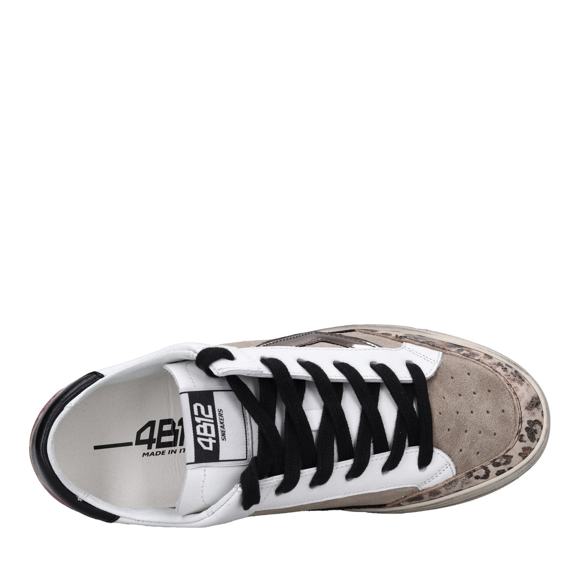 Sneakers in pelle e camoscio 