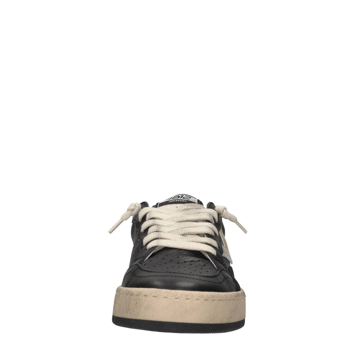 Sneakers in pelle e glitter 
