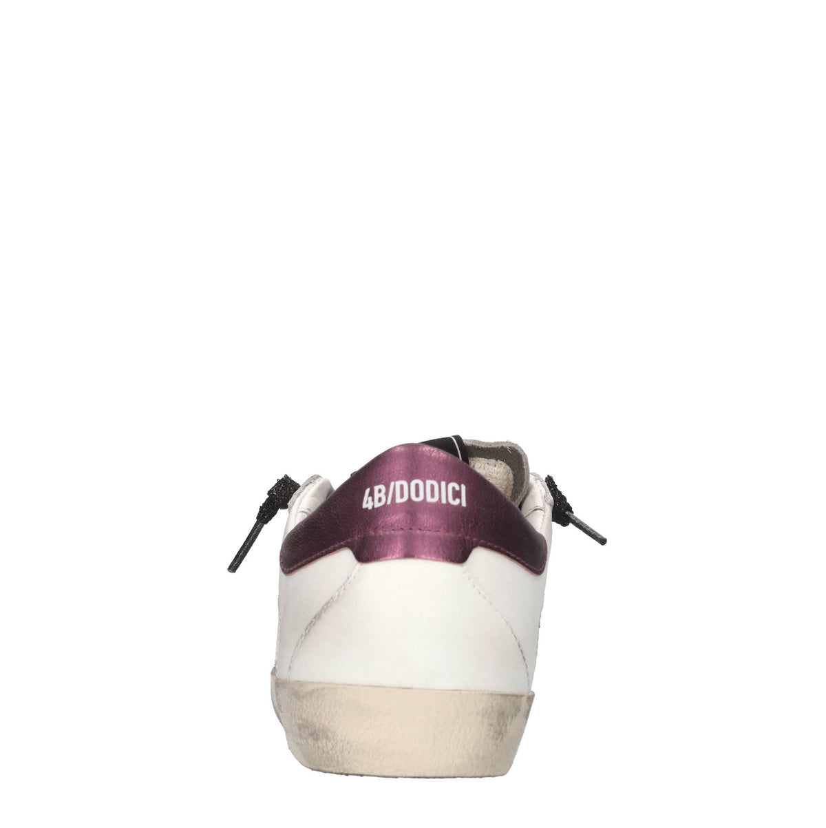 Sneakers in pelle e glitter 