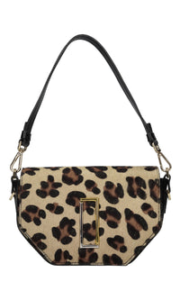 Borsa in pelle e cavallino 