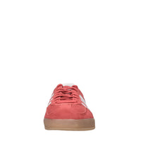 Sneakers in camoscio ed ecopelle 