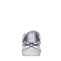 Sneakers in ecopelle e tessuto 