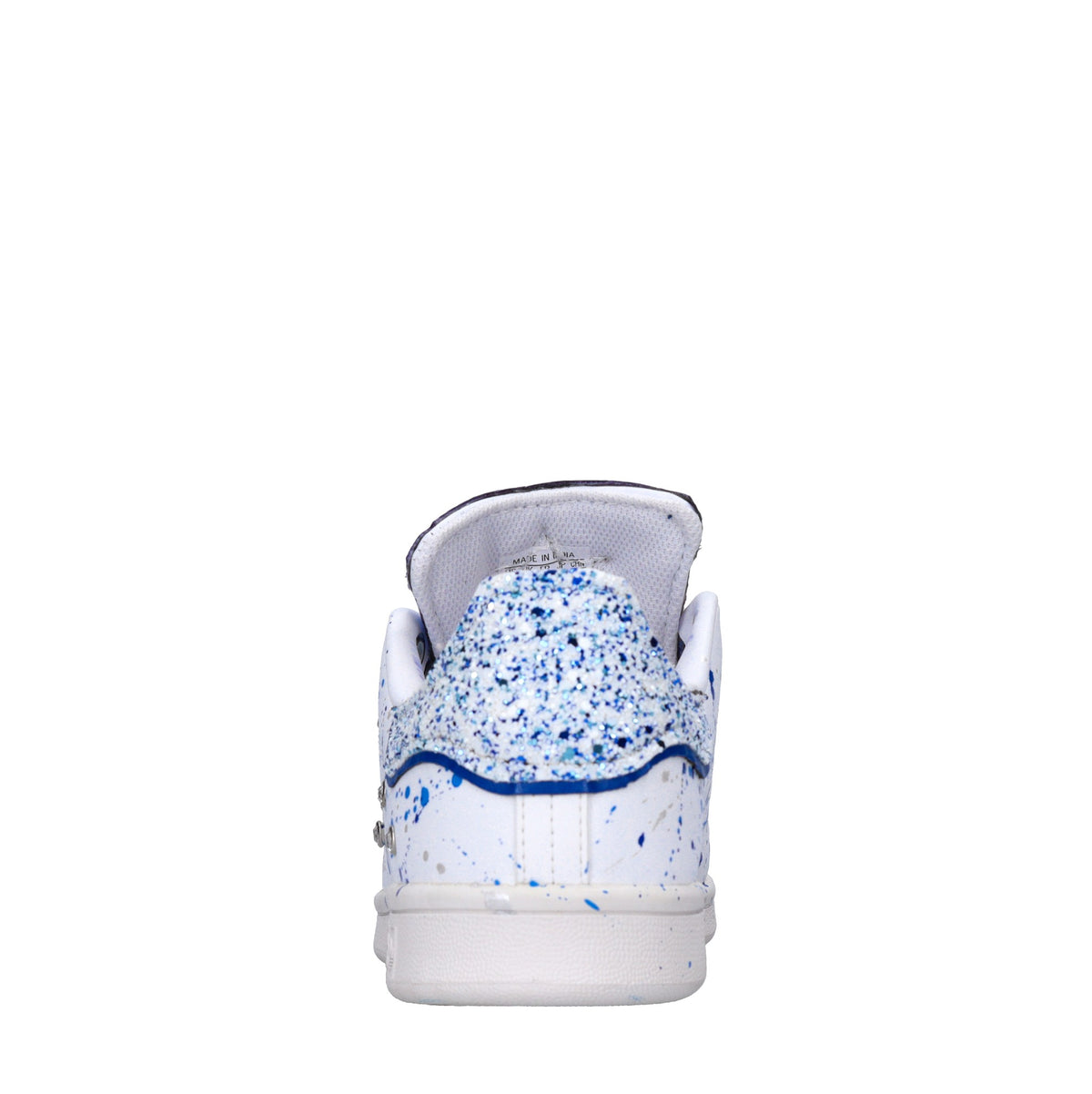 Sneakers in ecopelle e glitter 
