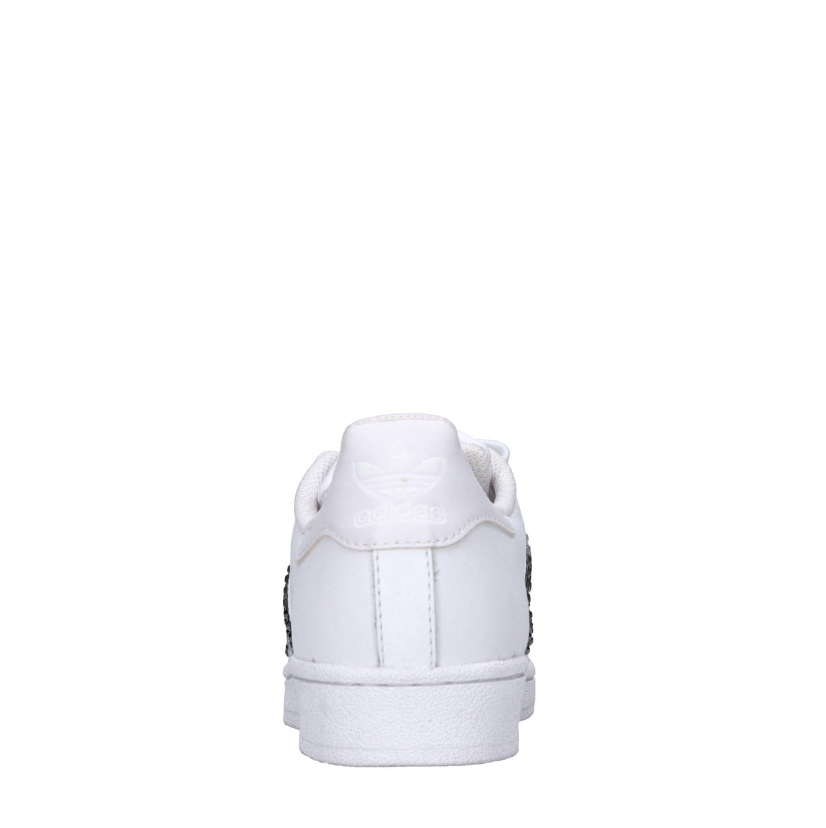 Sneakers in pelle,ecopelle e strass 