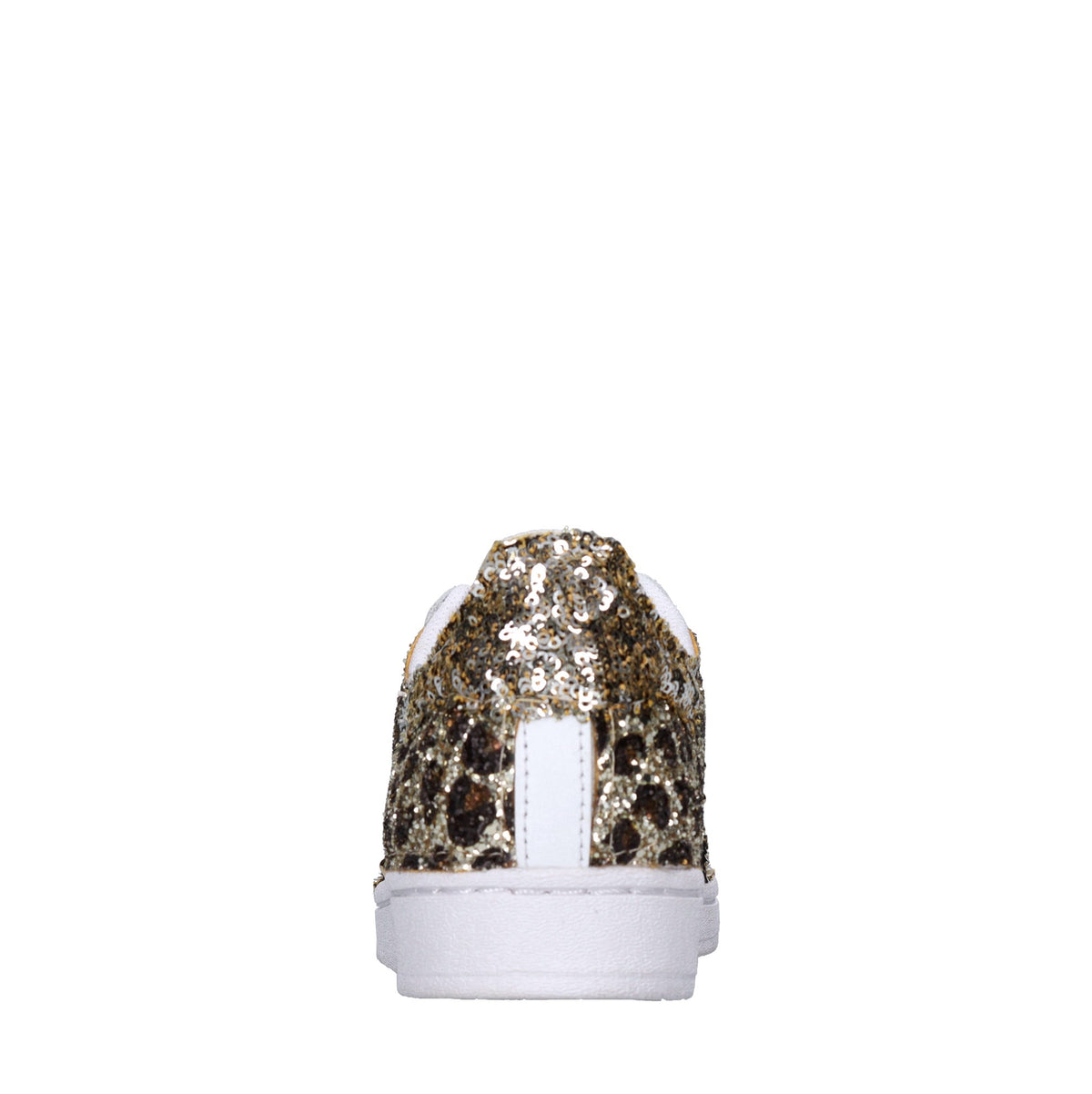 Sneakers in pelle paillettes e glitter 