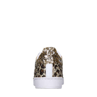 Sneakers in pelle paillettes e glitter 